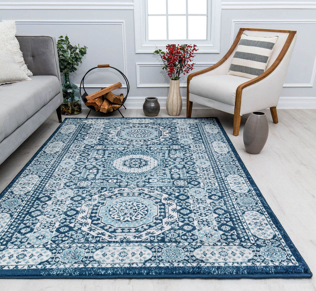 Mason Brooks Hailey HY60B Riviera Azure Area Rug