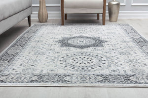 Rugs America Hailey HY60D Silver Song Area Rug