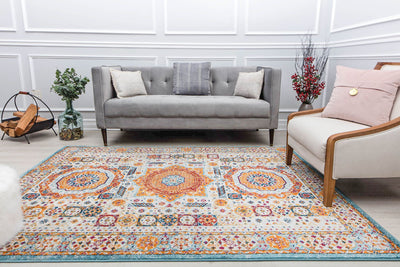 Our beautiful Hailey,Orange Appeal,Hailey Orange Appeal,2'6" x 4',Vintage,Pile Height: 0.5,Durable,Polypropylene,Soft touch,Durable,Vintage,Abstract,White,Orange,Turkey,Rectangle,HY60F Area Rug