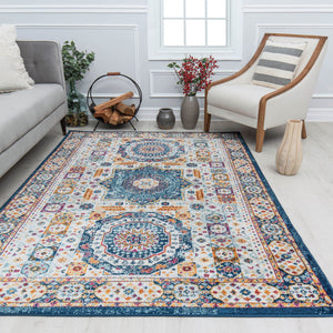 Rugs America Hailey HY60K Hidden Saphire Area Rug