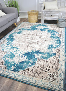 Mason Brooks Harlow HW20A Avalon Teal Area Rug