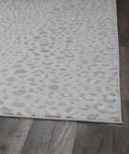 CosmoLiving By Cosmopolitan Hazel HZ50A Snow Leopard Area Rug