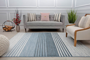 Mason Brooks Ivida  IV20A Swiss Blue Area Rug