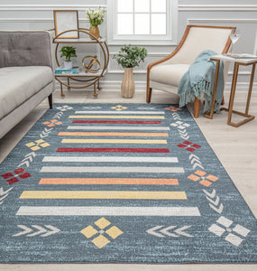 Our beautiful Jada,Blue Harmony,Jada Blue Harmony,2'6" x 4',Bohemian,Pile Height: 0.4,High Traffic,Polyester,Soft touch,High Traffic,Bohemian,Tribal,Blue,White,Turkey,Rectangle,JD10A Area Rug