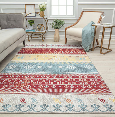 Our beautiful Jada,Cape Patchwork,Jada Cape Patchwork,2'6" x 4',Bohemian,Pile Height: 0.4,High Traffic,Polyester,Soft touch,High Traffic,Bohemian,Tribal,Red,White,Turkey,Rectangle,JD40A Area Rug