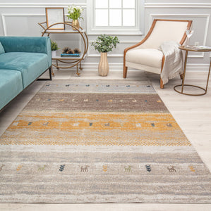 Our beautiful Jada,Citrus Burst,Jada Citrus Burst,2'6" x 4',Bohemian,Pile Height: 0.4,High Traffic,Polyester,Soft touch,High Traffic,Bohemian,Tribal,Brown,Yellow,Turkey,Rectangle,JD60B Area Rug