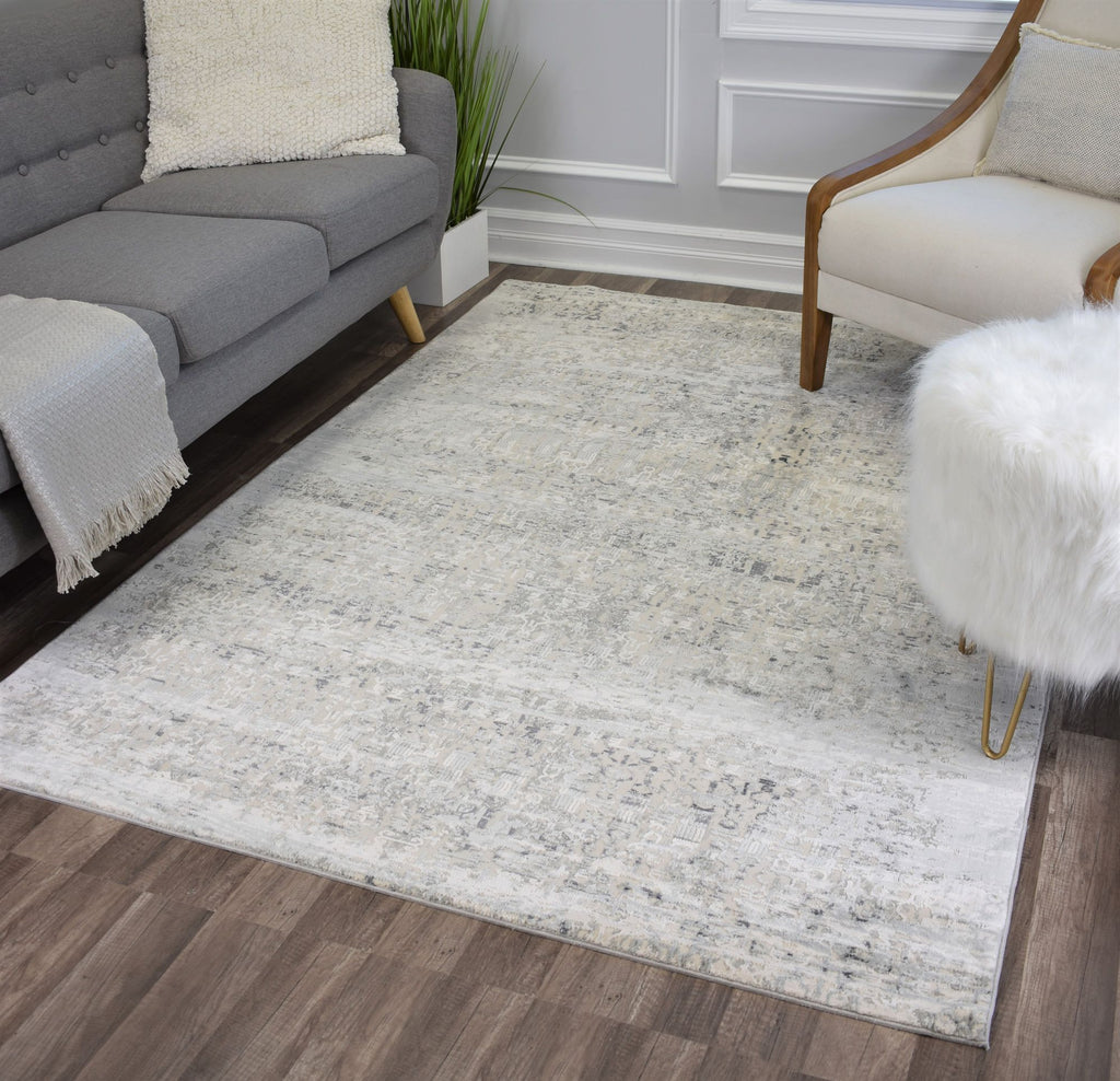 CosmoLiving By Cosmopolitan Jessah JS30B Icicle Area Rug