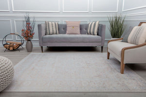 Mason Brooks Juliette JL10D White Blush Area Rug