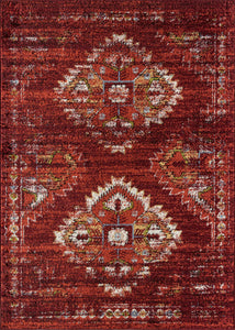 Mason Brooks Khloe KH40C Burnt Red Area Rug