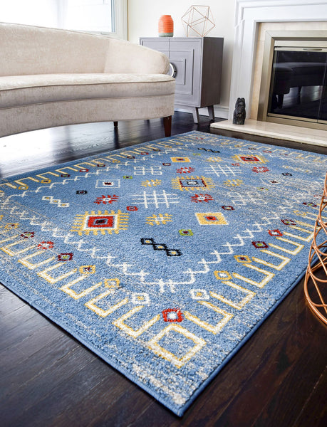 Mason Brooks Khloe KH60B Gabbeh Blue Area Rug