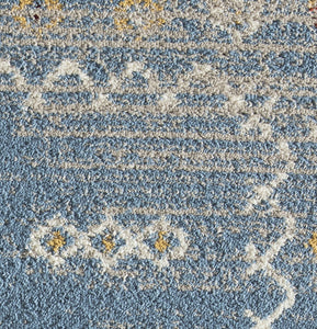 Mason Brooks Khloe KH60B Gabbeh Blue Area Rug