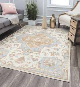 Our beautiful Lennox,Soft Sky,Lennox Soft Sky,2'x4',Transitional,Pile Height: 0.5,shiny,Polypropylene,Super Soft,shiny,Transitional,Oriental,Cream,White,Turkey,Rectangle,LX40A Area Rug