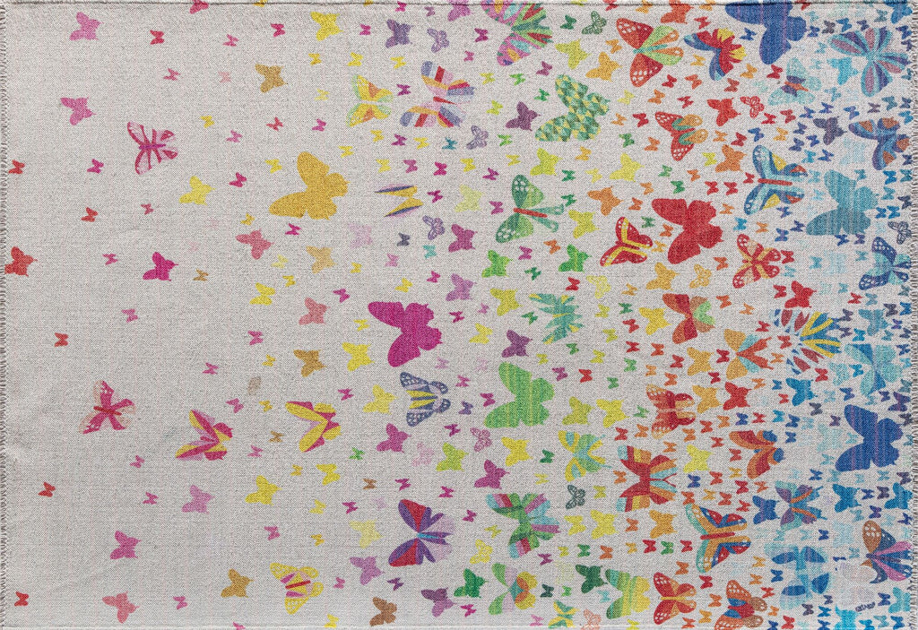 Elizabeth Sutton Maisie MI55A Social Butterflies Area Rug