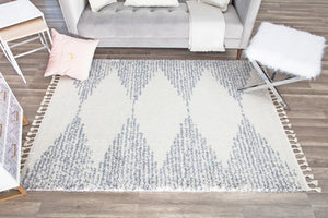 CosmoLiving By Cosmopolitan Mason Shag MS30B Heath Gray Area Rug