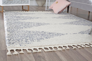 CosmoLiving By Cosmopolitan Mason Shag MS30B Heath Gray Area Rug