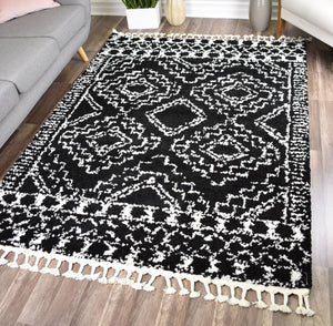 CosmoLiving By Cosmopolitan Mason Shag MS40A Sable Area Rug