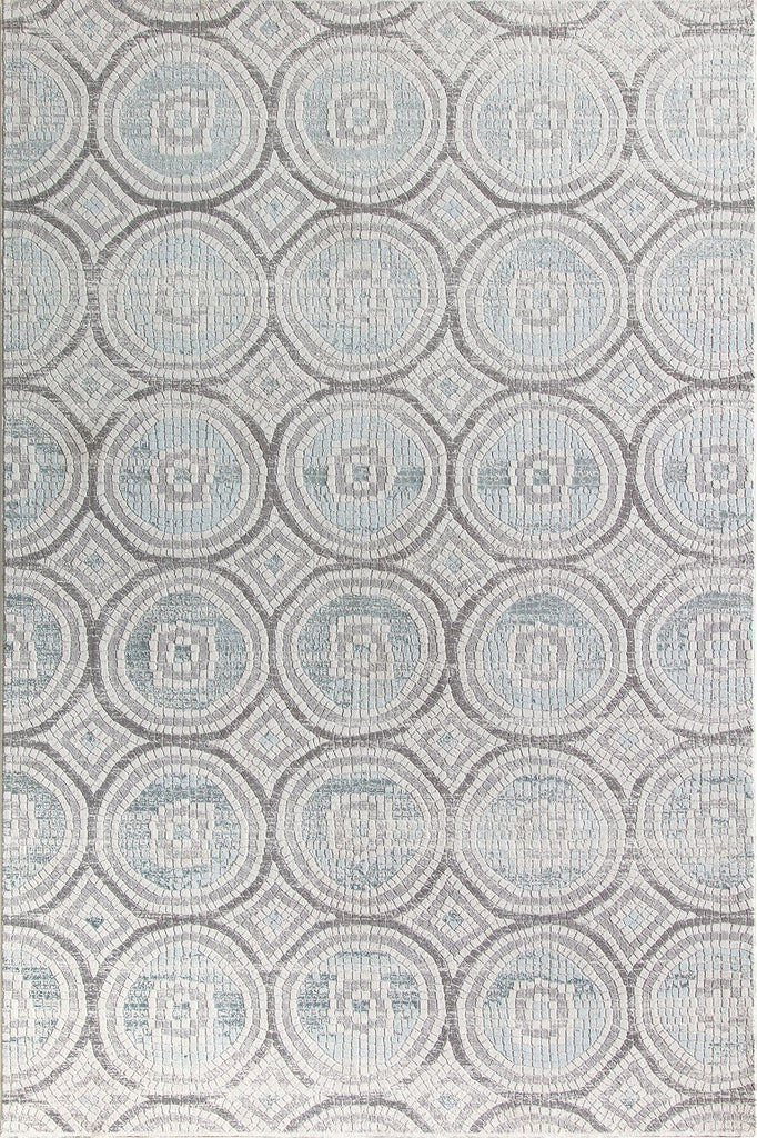 CosmoLiving By Cosmopolitan Mercer MC15A Mosaic Ivory Area Rug