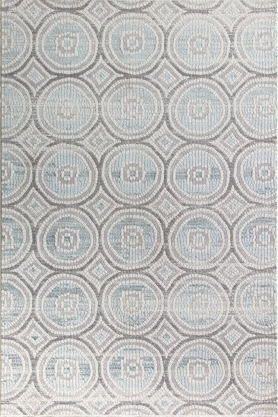 CosmoLiving By Cosmopolitan Mercer MC15A Mosaic Ivory Area Rug