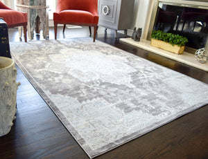 CosmoLiving By Cosmopolitan Mercer MC35A Greywash Area Rug