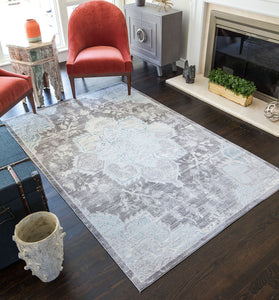 CosmoLiving By Cosmopolitan Mercer MC35A Greywash Area Rug