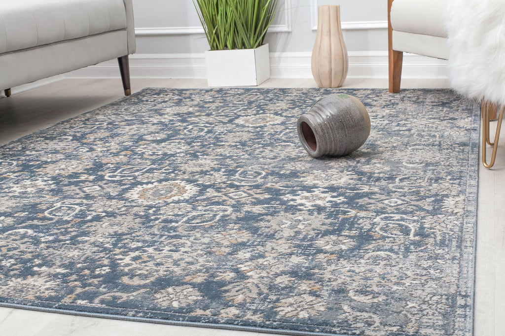 Rugs America Milford MD10A Palace Blue Area Rug