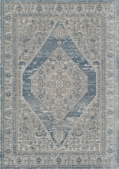 Our beautiful Milford,Stonewash Windsor,Milford Stonewash Windsor,2'6" x 4',Vintage,Pile Height: 0.5,Soft Touch,Polypropylene,Polyester,Hi Low,Soft Touch,Vintage,Transitional,Grey,Blue,Turkey,Rectangle,MD35B Area Rug