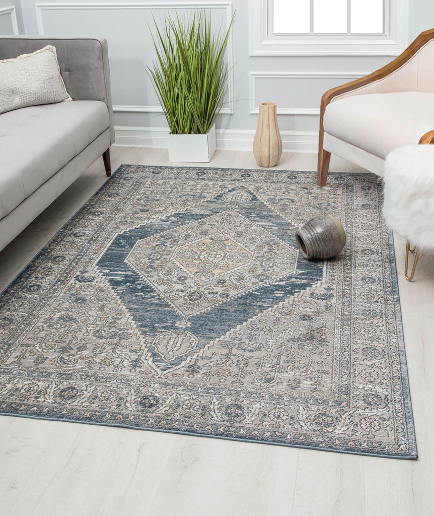 Rugs America Milford MD35B Stonewash Windsor Area Rug