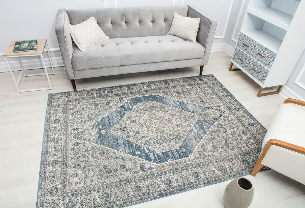 Rugs America Milford MD35B Stonewash Windsor Area Rug