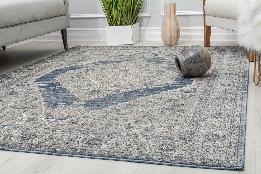 Rugs America Milford MD35B Stonewash Windsor Area Rug