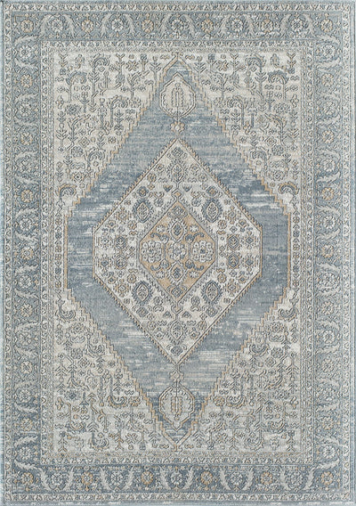 Our beautiful Milford,Pebble Windsor,Milford Pebble Windsor,2'6" x 4',Vintage,Pile Height: 0.5,Soft Touch,Polypropylene,Polyester,Hi Low,Soft Touch,Vintage,Transitional,Grey,Blue,Turkey,Rectangle,MD35C Area Rug