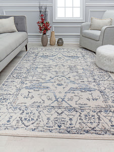 Mason Brooks Nessa NS95A Silvery Blue  Area Rug