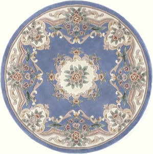 Mason Brooks New Aubusson 510-208 Light Blue Area Rug