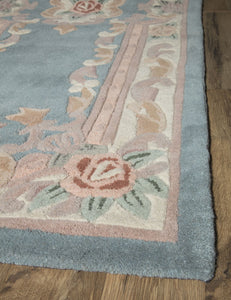 Mason Brooks New Aubusson 510-208 Light Blue Area Rug