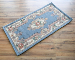 Mason Brooks New Aubusson 510-208 Light Blue Area Rug