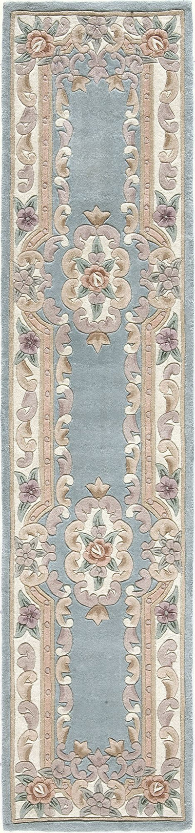Rugs America New Aubusson 510-292 Light Green Area Rug