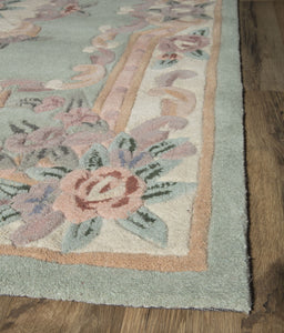 Mason Brooks New Aubusson 510-292 Light Green Area Rug