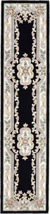 Mason Brooks New Aubusson 510-320 Black Area Rug