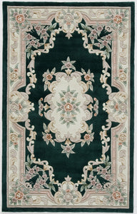 Mason Brooks New Aubusson 510-361 Emerald Area Rug