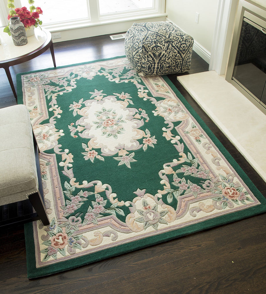 Our beautiful New Aubusson,Emerald,New Aubusson Emerald,2'3