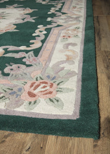 Mason Brooks New Aubusson 510-361 Emerald Area Rug