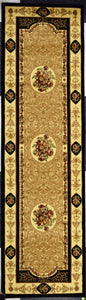 Mason Brooks New Vision 1365-BLK F. Aubusson Black Area Rug