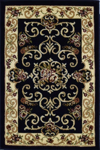 Mason Brooks New Vision 207-BLK Souvanerie Black Area Rug