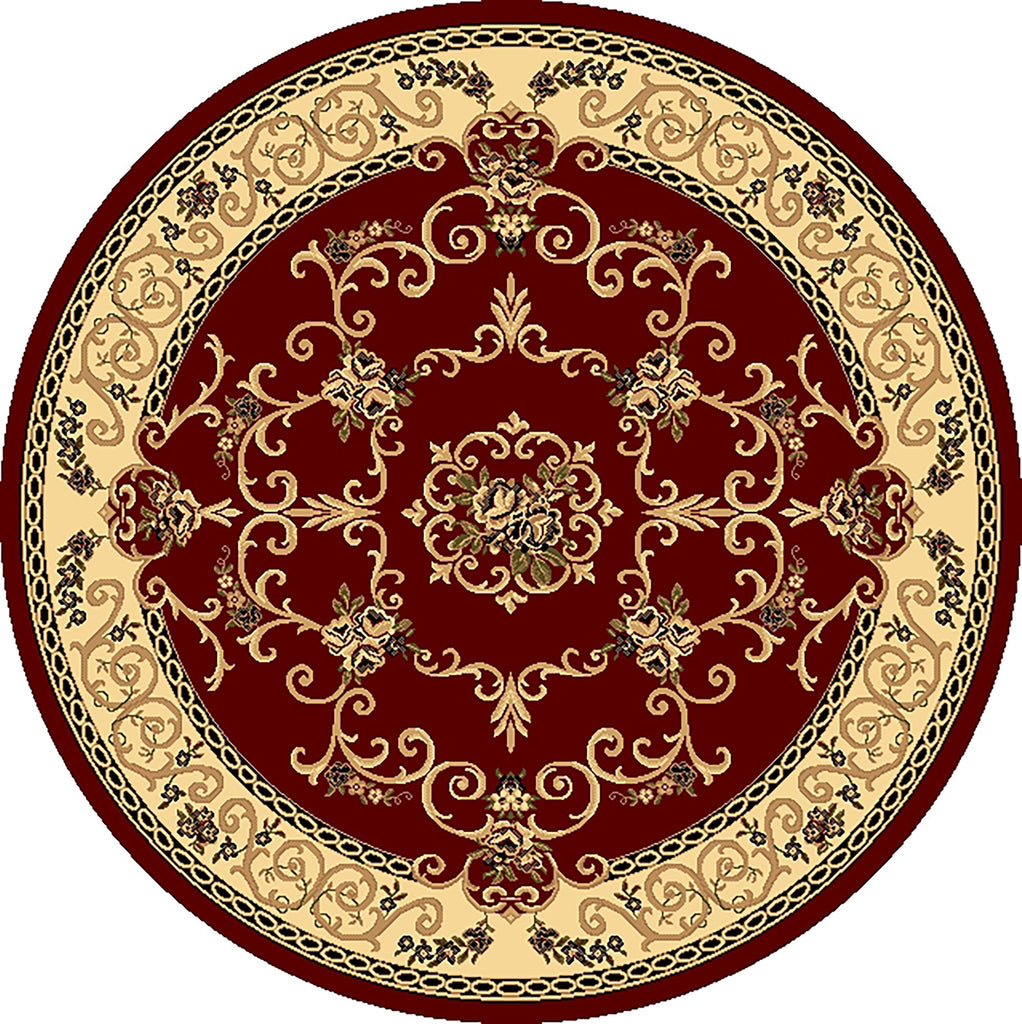 Rugs America New Vision 207-RED Souvanerie Red Area Rug