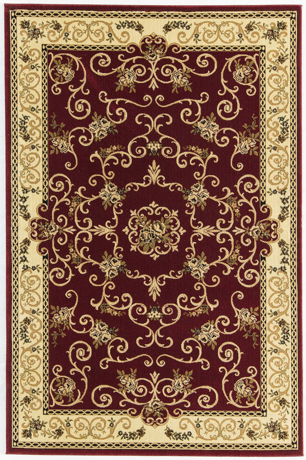 Rugs America New Vision 207-RED Souvanerie Red Area Rug