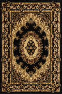 Mason Brooks New Vision 807-BLK Kerman Black Area Rug