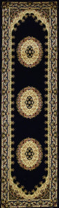 Mason Brooks New Vision 807-BLK Kerman Black Area Rug