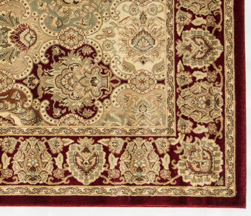 Rugs America New Vision P108-CHR Panel Cherry Area Rug