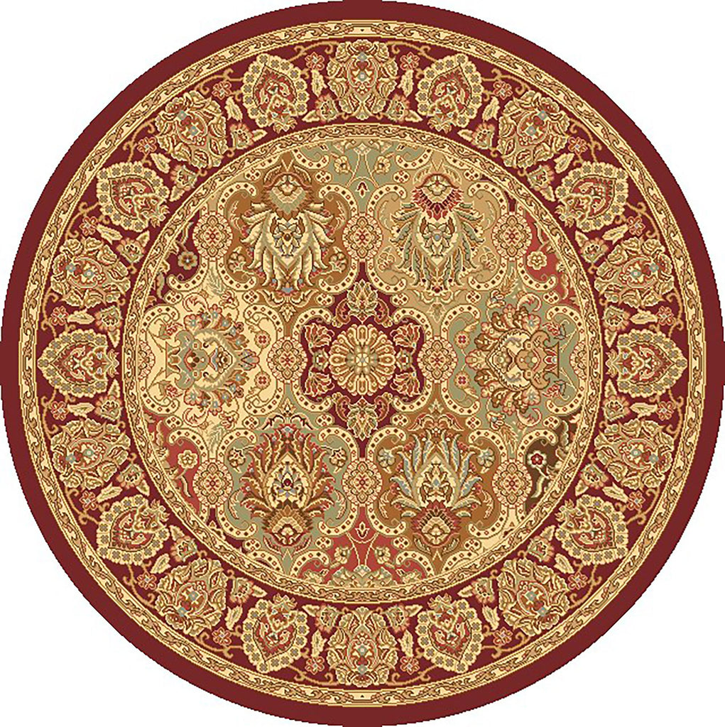 Rugs America New Vision P108-CHR Panel Cherry Area Rug