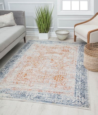 Our beautiful Prescott,Stay Marigolden,Prescott Stay Marigolden,2'6" x 4',Vintage,Pile Height: 0.5,Soft Touch,Polypropylene,Polyester,Hi Low,Soft Touch,Vintage,Transitional,White,Orange,Turkey,Rectangle,PS15A Area Rug