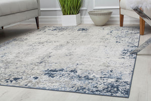 Mason Brooks Prescott PS25B Mottled Cerulean Area Rug